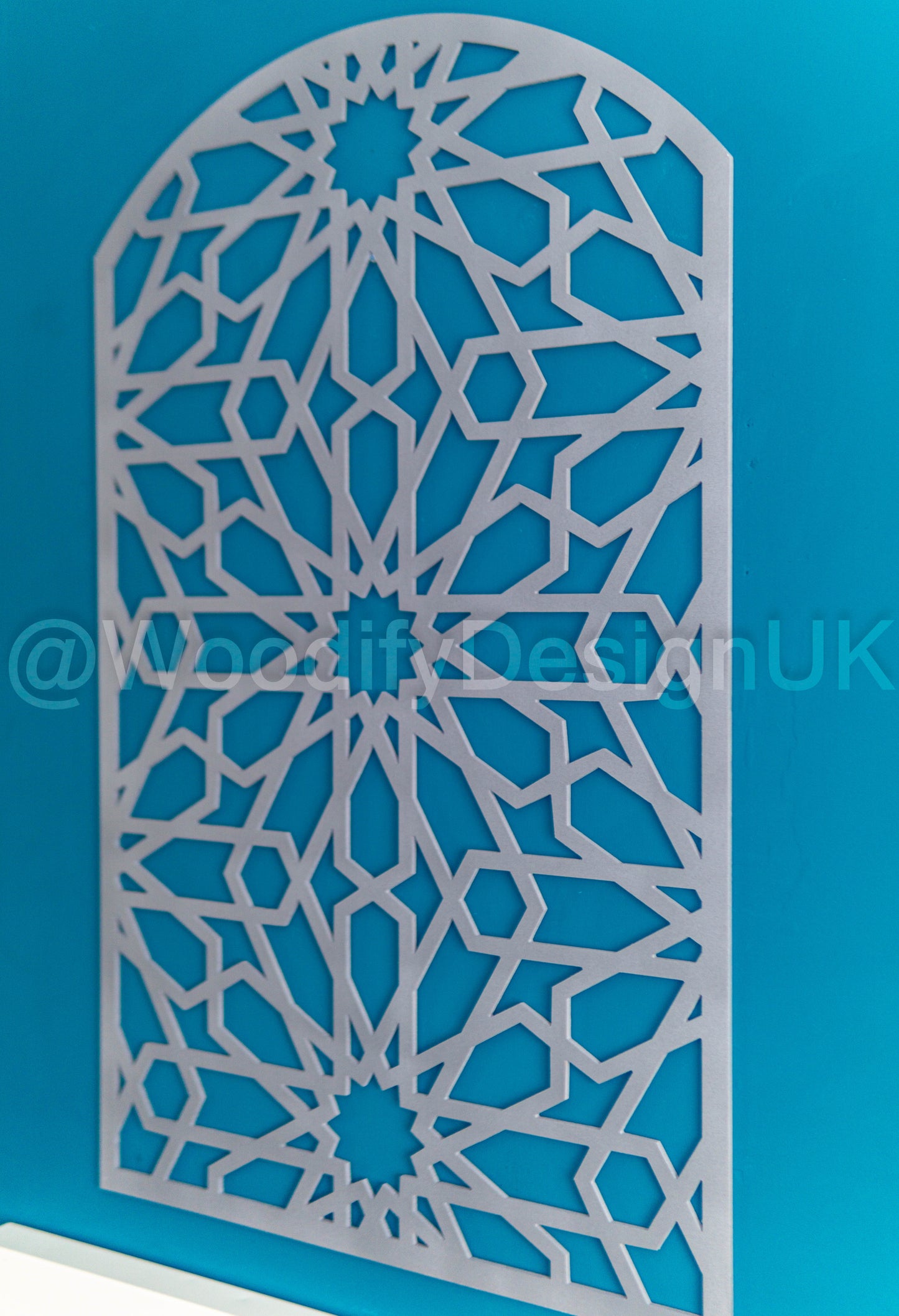 Moroccan Arch Wall Art, geometric Wall Art, Alhambra Wood Panel, Arabic Wall Art.