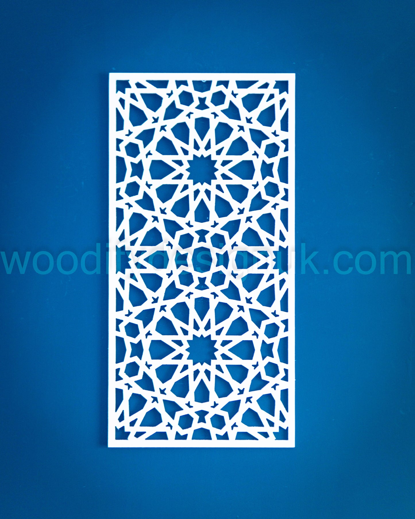 Geometric Wooden Wall Art - Moroccan Style Wooden Wall Decor.