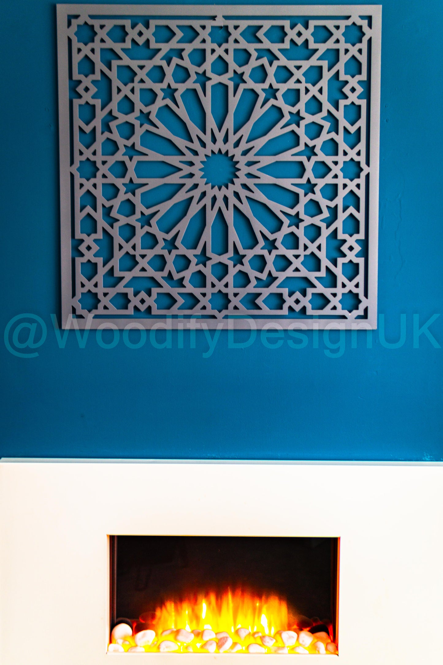 Moroccan Wood Panel, geometric Wall Art, Islamic latticework, Alhambra designs.