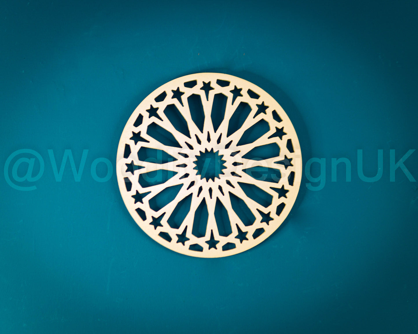 Moroccan wall art, geometric Wall Art, circle wall art, Alhambra Wood Panel.